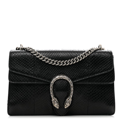 Gucci Snakeskin Small Dionysus Shoulder Bag Black 1 of 11