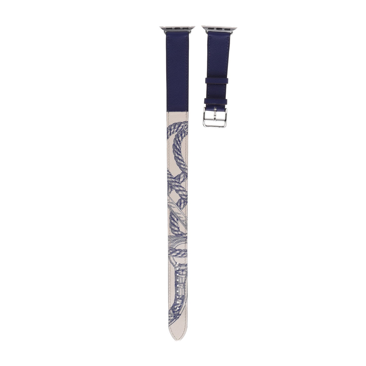 Swift Cavalleria Print 41mm Apple Watch Double Tour Strap Encre Beton