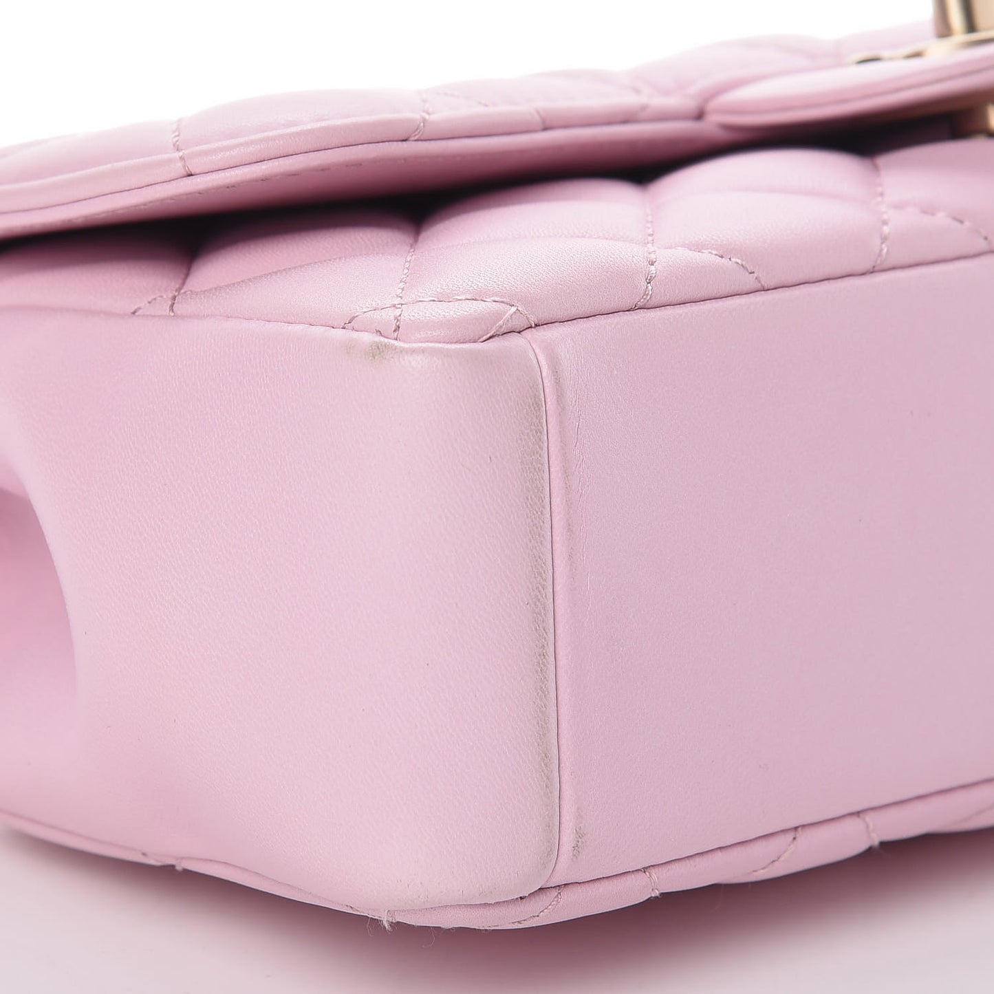 Lambskin Quilted Mini Mademoiselle Chic Flap Pink