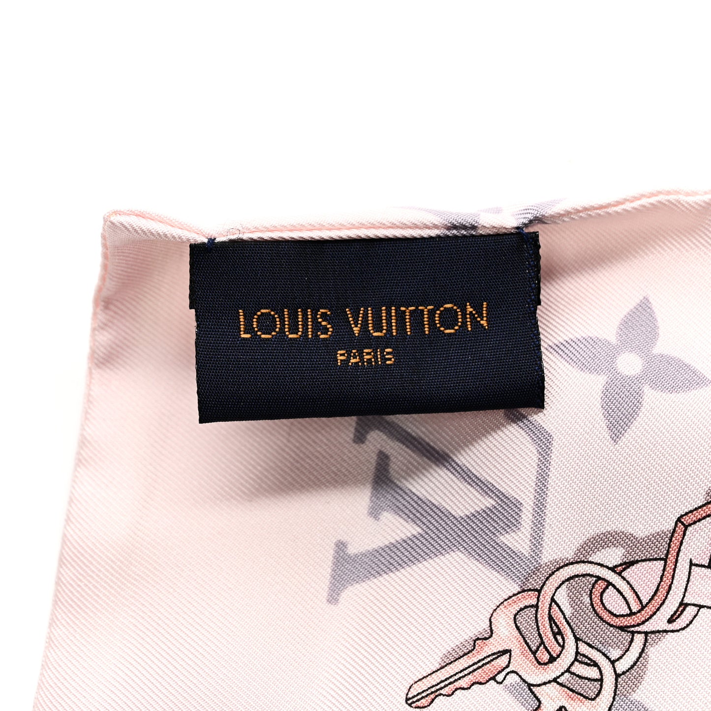Silk Monogram Confidential Bandeau Light Pink