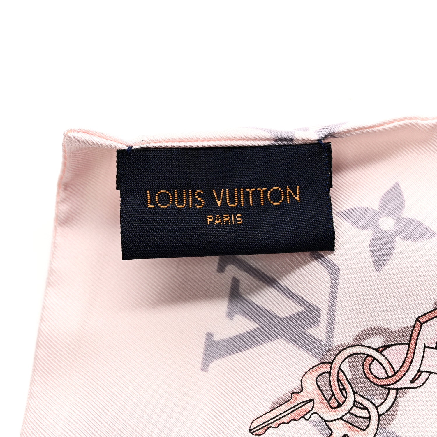 Louis Vuitton Silk Monogram Confidential Bandeau Light Pink 3 of 4