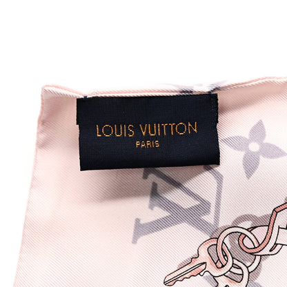 Louis Vuitton Silk Monogram Confidential Bandeau Light Pink 3 of 4