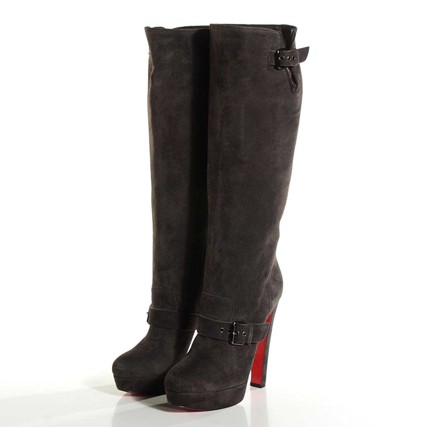 Christian Louboutin Suede Harletty 140 Boots 41 Africa 3 of 6
