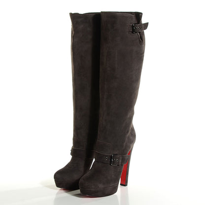 Christian Louboutin Suede Harletty 140 Boots 41 Africa 3 of 6