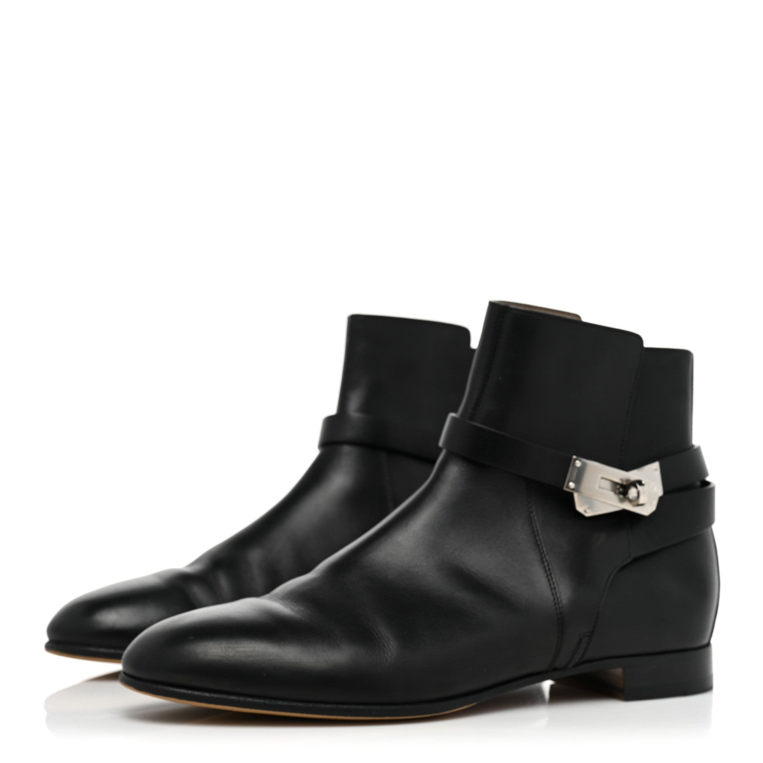Hermes Calfskin Neo Ankle Boots 41 Black 3 of 13