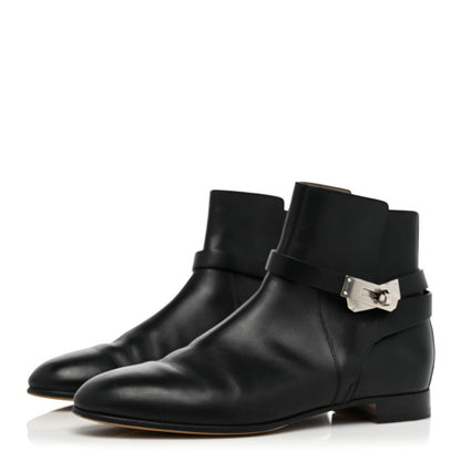 Hermes Calfskin Neo Ankle Boots 41 Black 3 of 13
