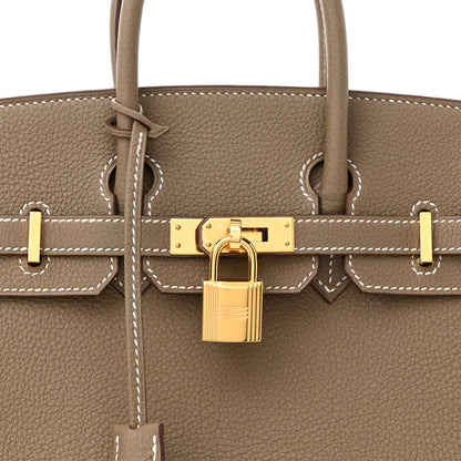 Hermes Togo Birkin 25 Etoupe 8 of 11