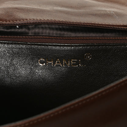Chanel Lambskin Quilted Small CC Single Flap Bag Brown 5 of 11