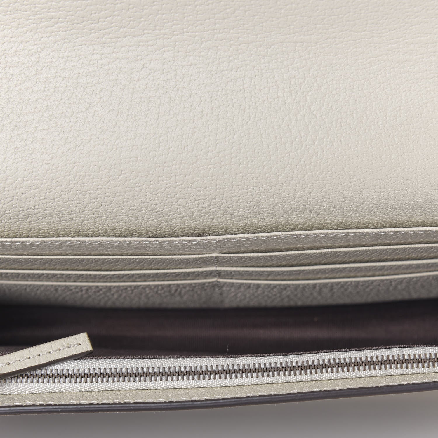 Gucci GG Supreme Monogram Web Queen Margaret Chain Wallet White 5 of 9