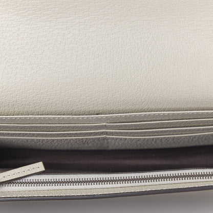 Gucci GG Supreme Monogram Web Queen Margaret Chain Wallet White 5 of 9