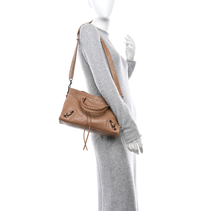 Balenciaga Agneau Arena Classic Hardware Small Le City Latte 2 of 16