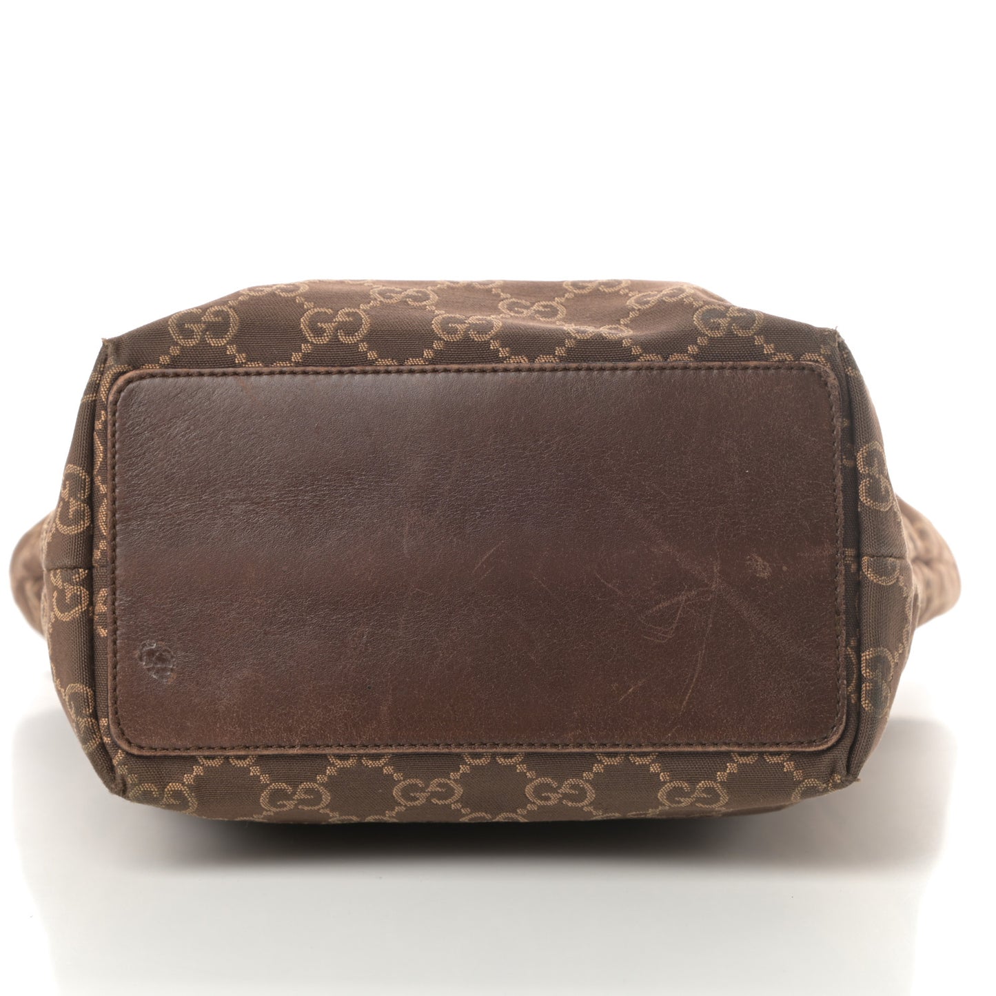 Monogram Small Bucket Tote Brown