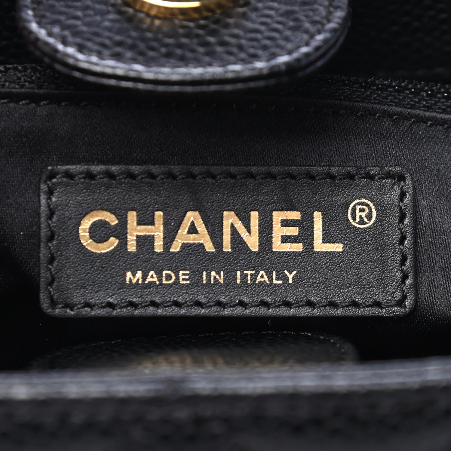 Chanel Caviar Quilted Petit Shopping Tote PST Black 6 of 9