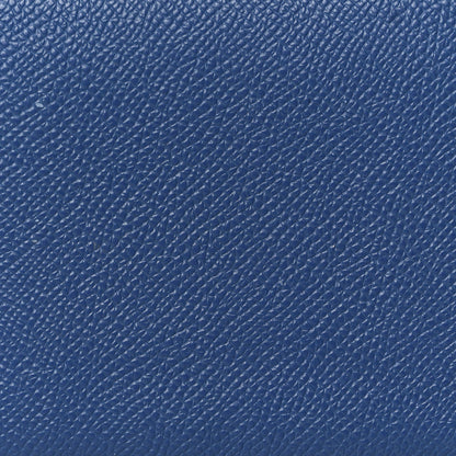 Hermes Epsom Silk'in Compact Wallet Bleu Brighton 8 of 9