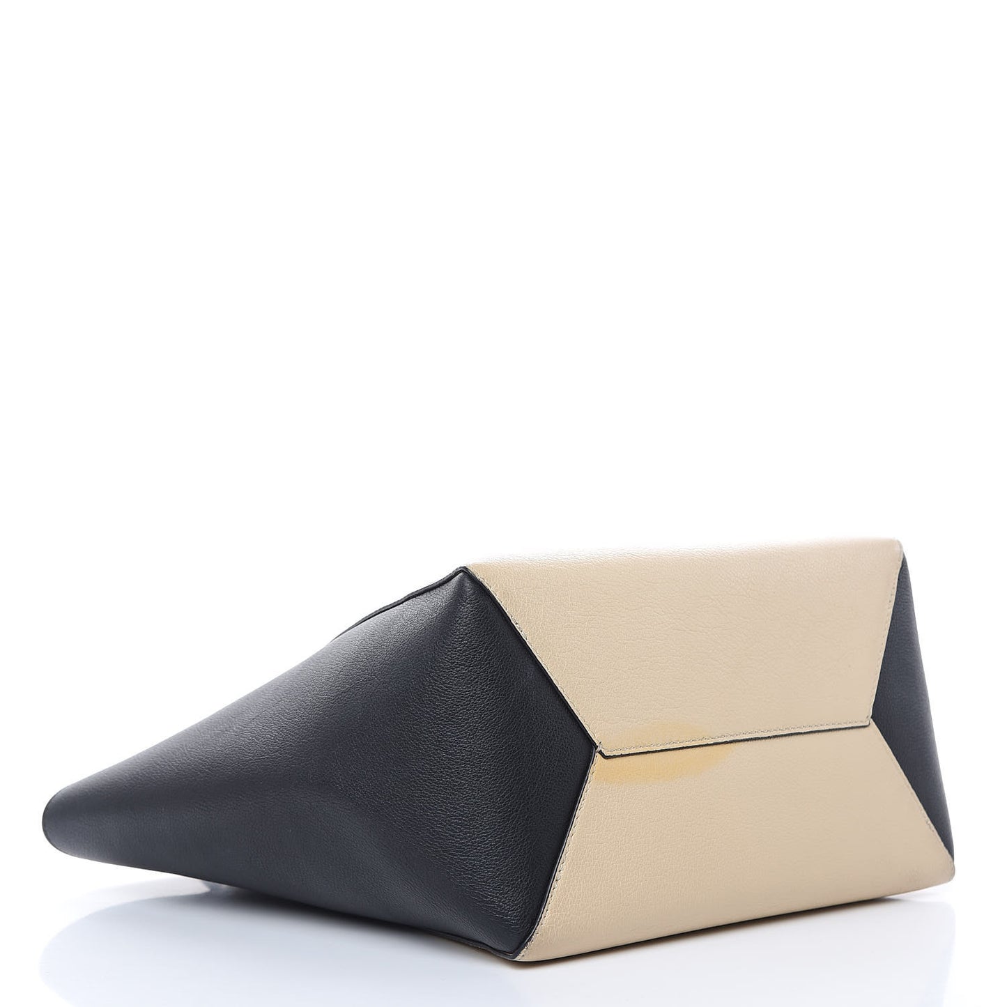 Calfskin Lockme Cabas Vanille Black