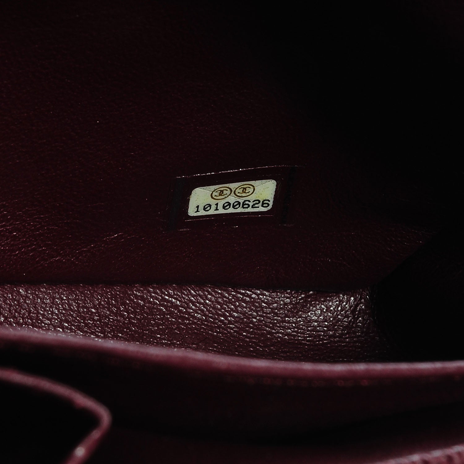 Chanel Caviar East West Flap Bordeaux 9 of 9