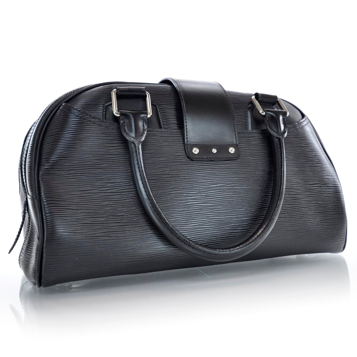Louis Vuitton Epi Bowling Montaigne GM Black 3 of 9