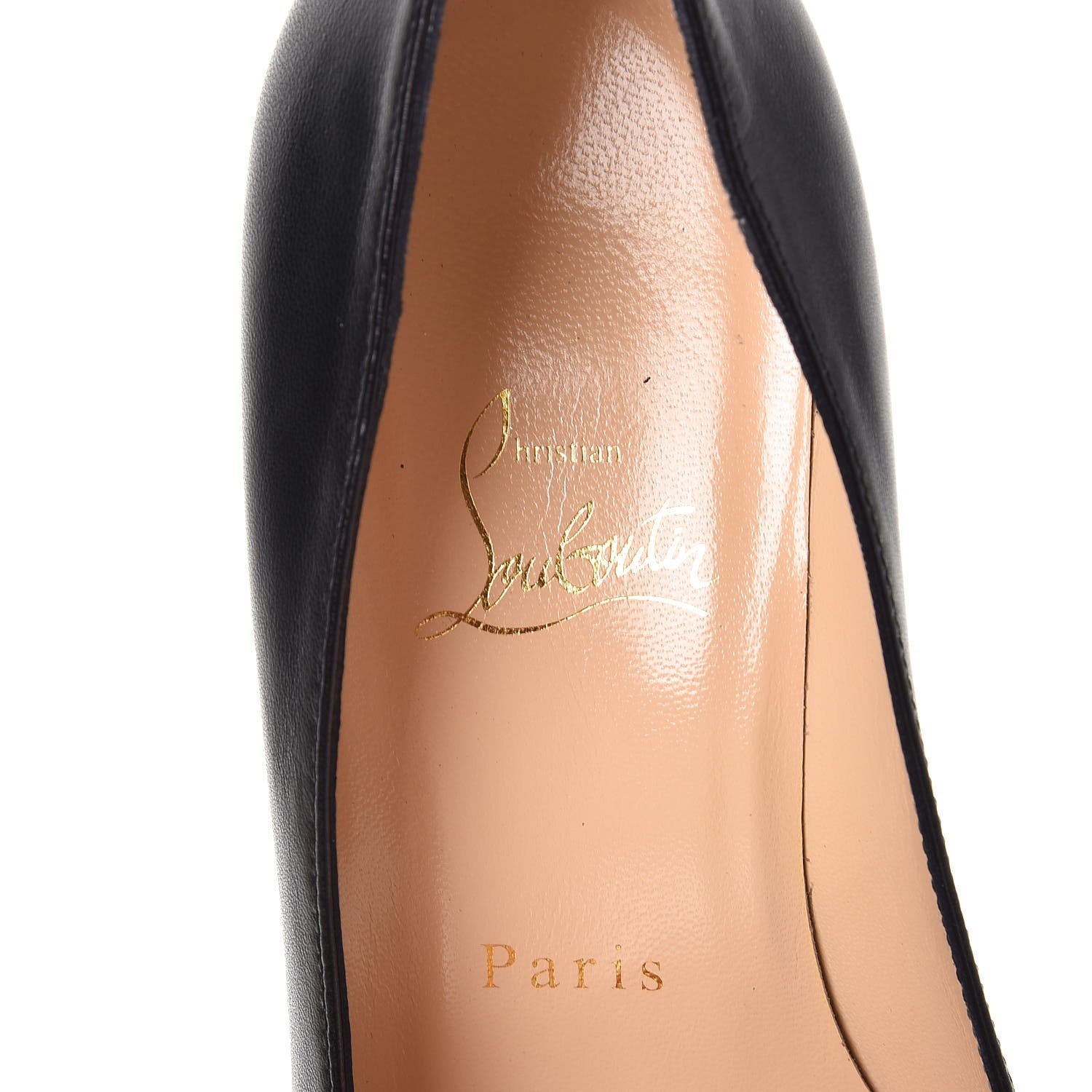 Christian Louboutin Shiny Nappa Pipina 55 Wedges 37.5 Black 9 of 13