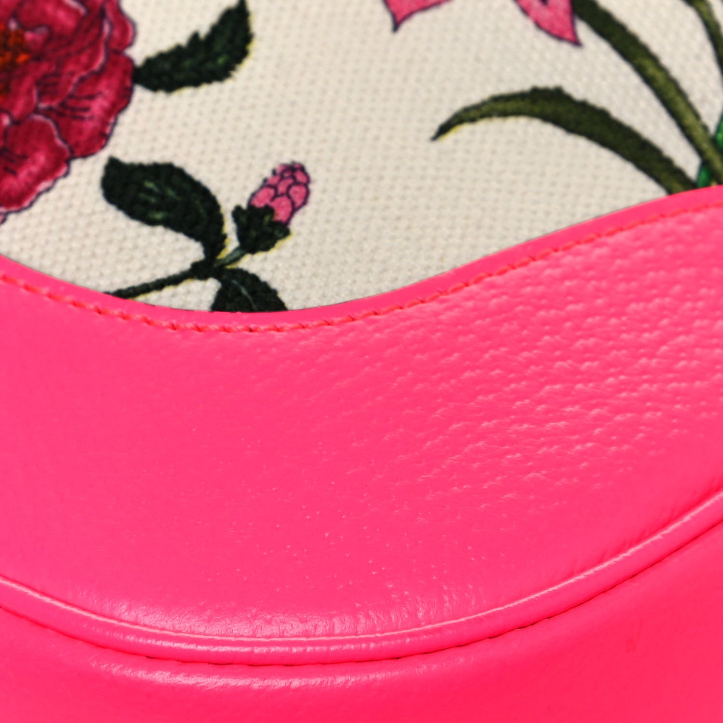 Canvas Flora Medium Jackie Hobo Fuchsia