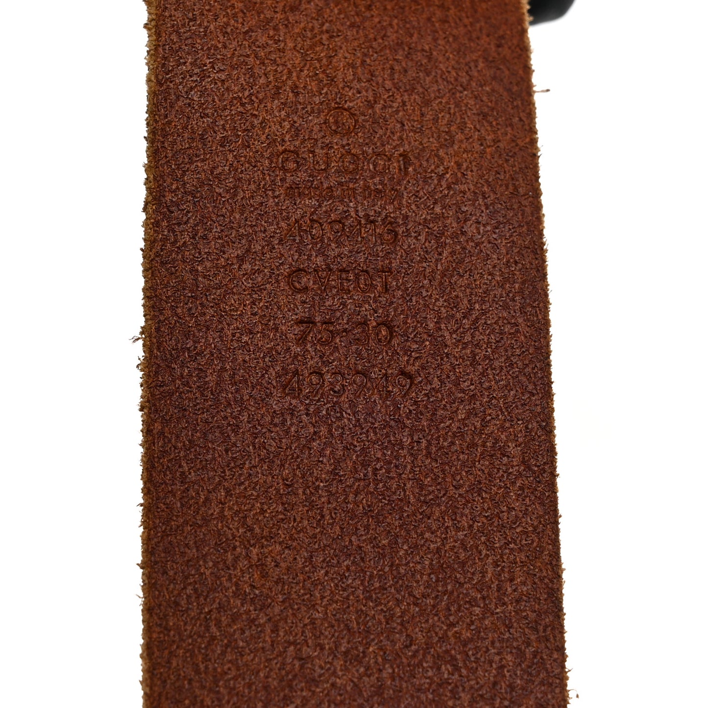 Faded Calfskin Double G 40mm Belt 75 30 Cuir