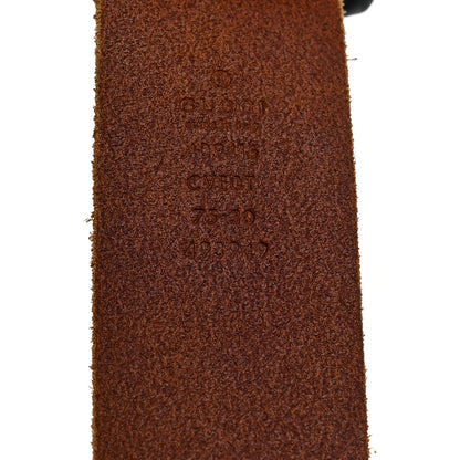 Gucci Faded Calfskin Double G 40mm Belt 75 30 Cuir 3 of 6