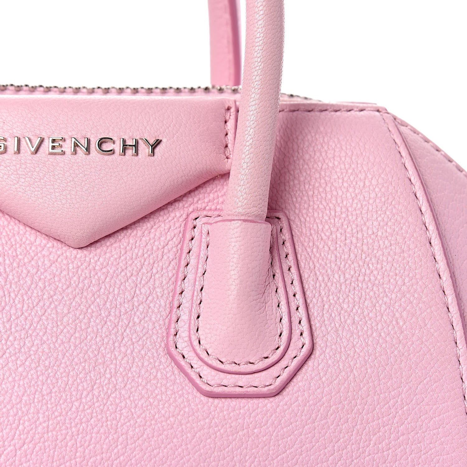 Givenchy Sugar Goatskin Mini Antigona Bright Pink 9 of 18