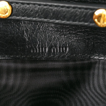 Miu Miu Nappa Matelasse Wallet On Chain Black 6 of 10