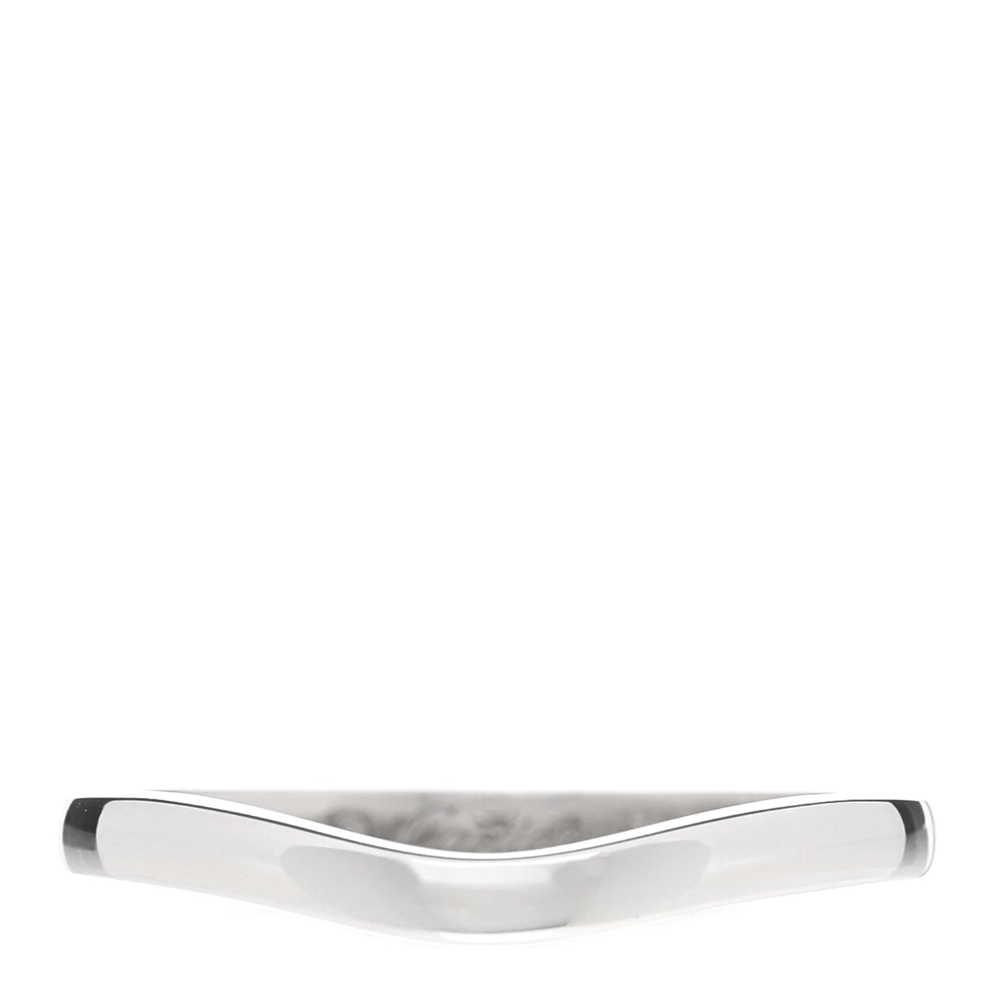 Platinum Ballerine Wedding Band Ring 51 5.75