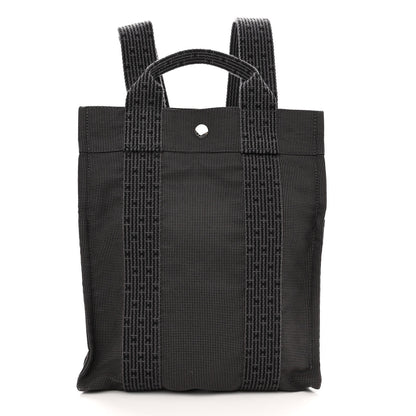 Hermes Canvas Herline Backpack Grey 1 of 12