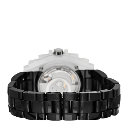 Chanel Stainless Steel Ceramic 38mm J12 Cybernetic Automatic Watch Black 3 of 5
