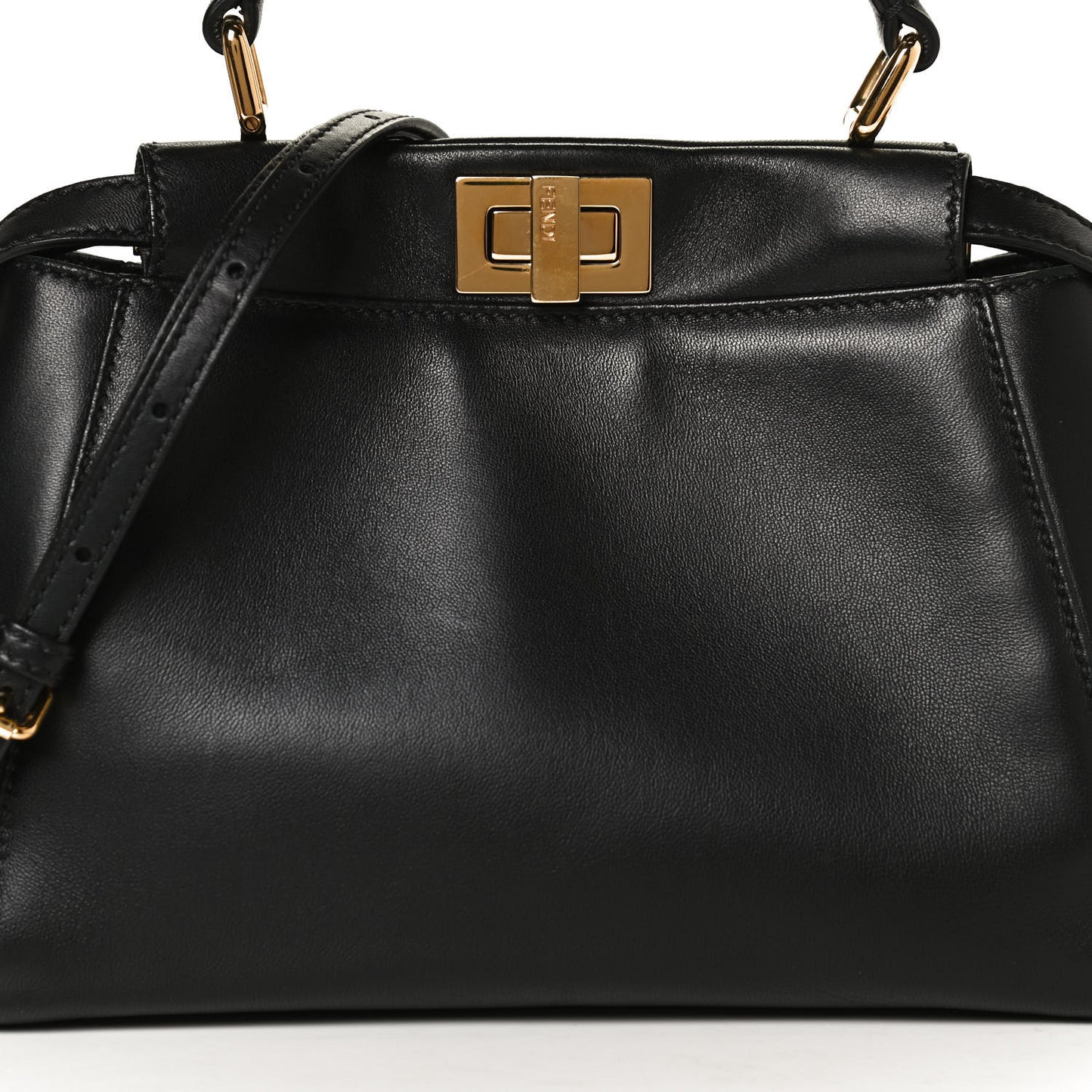 Nappa Mini Peekaboo Iconic Satchel Black
