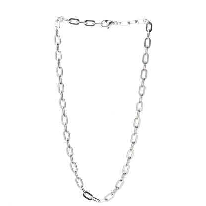 Tiffany Sterling Silver Flat Link Chain Necklace 2 of 3