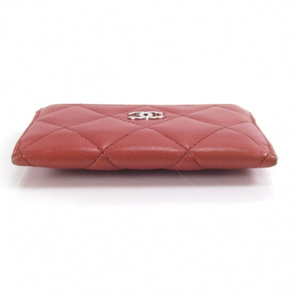 Chanel Lambskin Business Card Holder Salmon 4 of 8