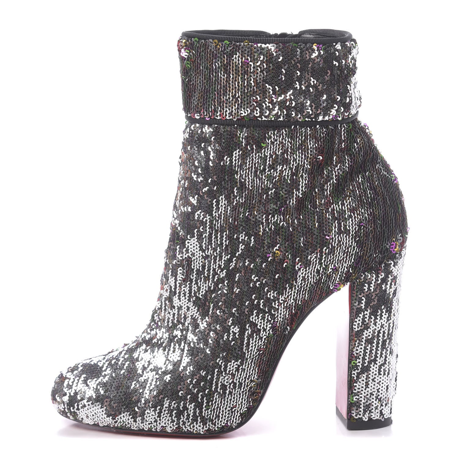Christian Louboutin Paillettes Moulamax 100 Booties 36.5 Multicolor 2 of 12