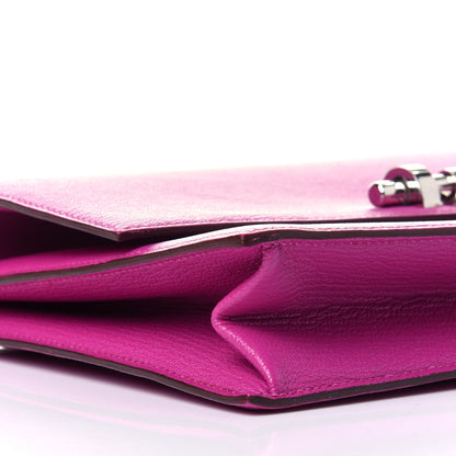 Hermes Chevre Mysore Verrou Clutch Magnolia 7 of 11