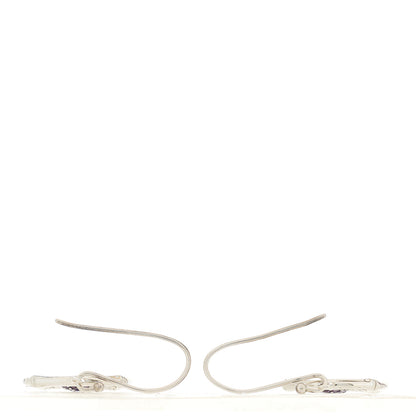 John Hardy Sterling Silver Amethyst Bamboo Drop Earrings 3 of 6