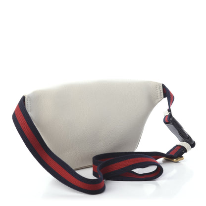 Gucci Grained Calfskin Small Logo Belt Bag White 3 of 9