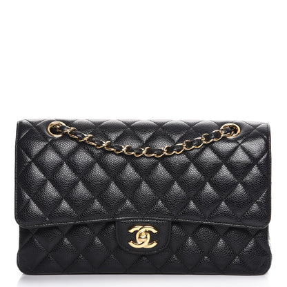Chanel Caviar Quilted Medium Double Flap Black 1 of 7