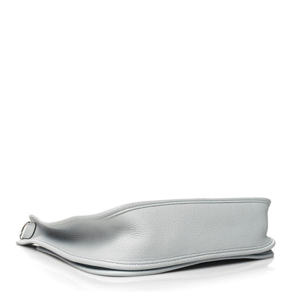 Hermes Taurillon Clemence Evelyne III PM Bleu Pale 4 of 10