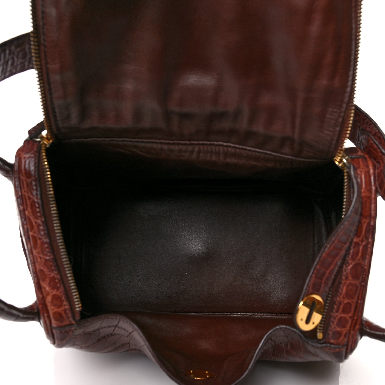 Hermes Matte Niloticus Crocodile Lindy 30 Miel 5 of 15