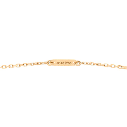 Van Cleef & Arpels 18K Yellow Gold Mother of Pearl Sweet Alhambra Pendant Necklace 4 of 5