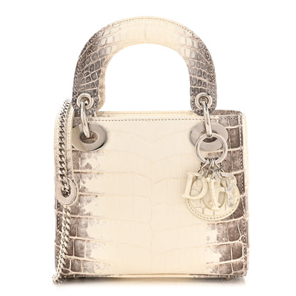 Christian Dior Niloticus Crocodile Himalaya Mini Lady Dior White 1 of 11