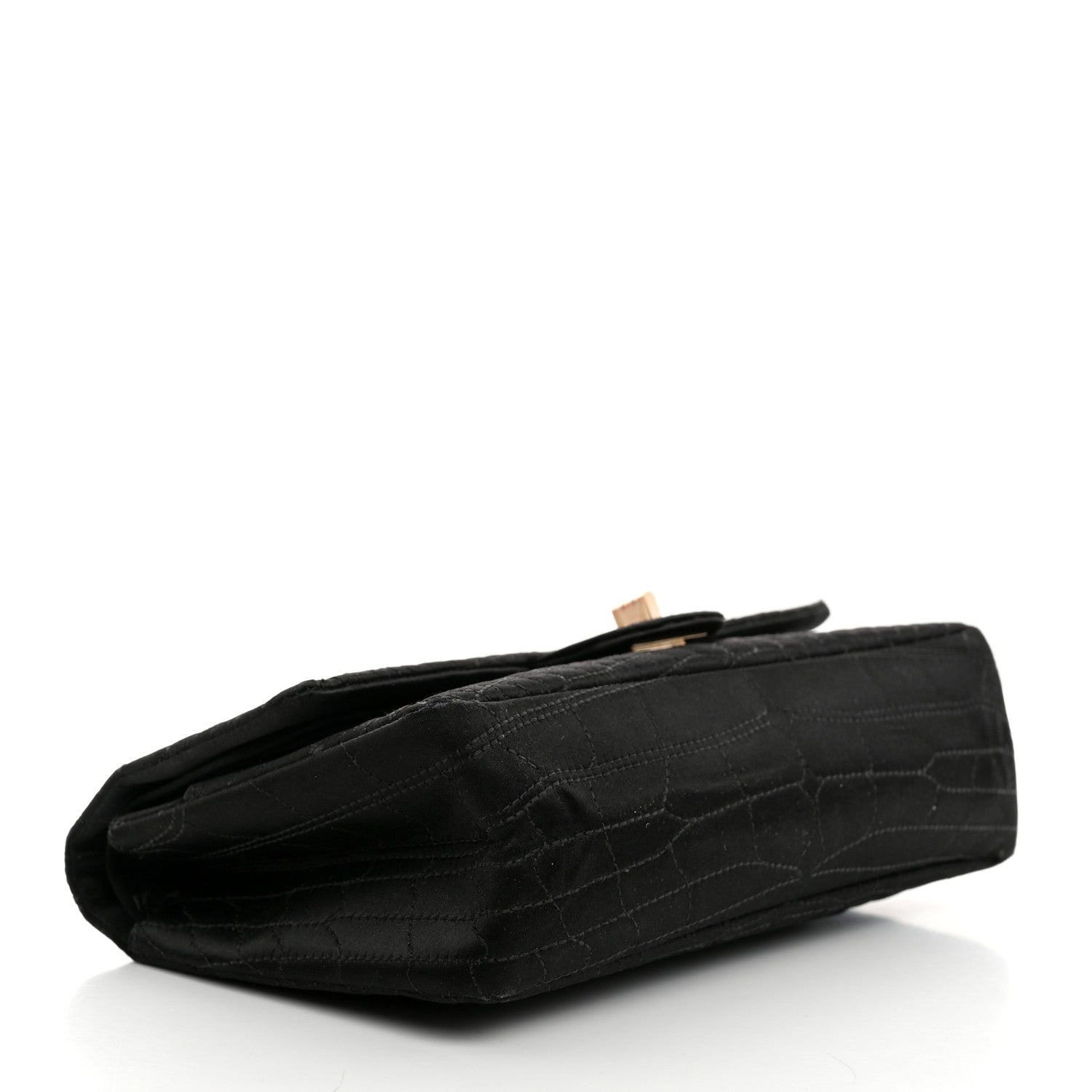 Chanel Jersey Coco's Croc 2.55 Reissue 225 Flap Black 4 of 12