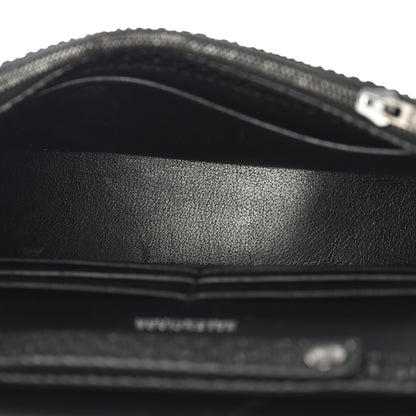 Balenciaga Cobra Embossed Monochrome Hourglass Chain Bag Black 5 of 11