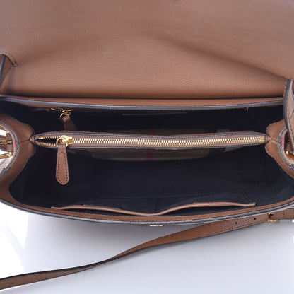 Burberry Derby Calfskin House Check Medium Camberley Dark Sand 5 of 15