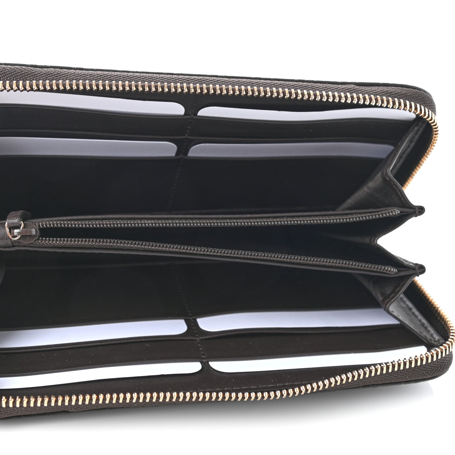 Gucci Microguccissima Large Zip Around Organizer Wallet Brown 5 of 8