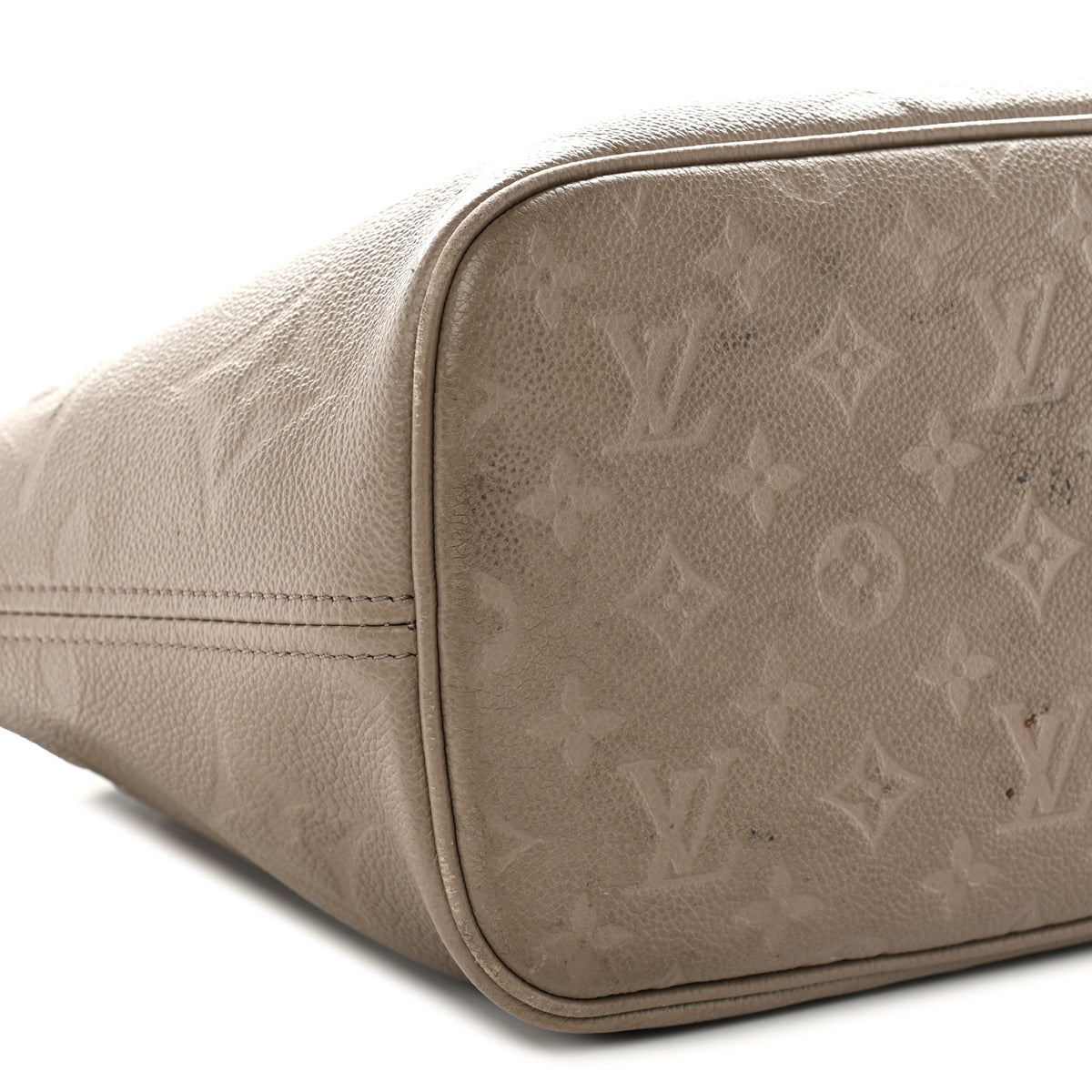 Louis Vuitton Empreinte Monogram Giant Neverfull MM Tourterelle 9 of 16