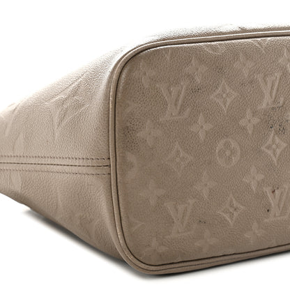 Louis Vuitton Empreinte Monogram Giant Neverfull MM Tourterelle 9 of 16