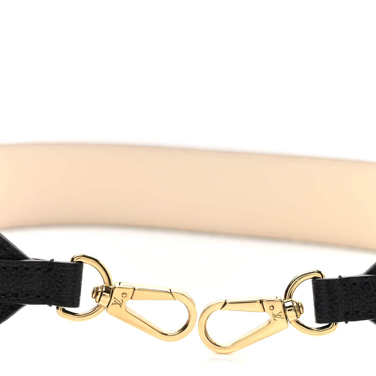 Empreinte Monogram Bandouliere Shoulder Strap Black Beige