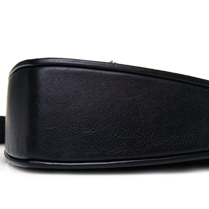 Saint Laurent Calfskin Rock Star Patchwork Monogram Heart Shoulder Bag Black 9 of 9